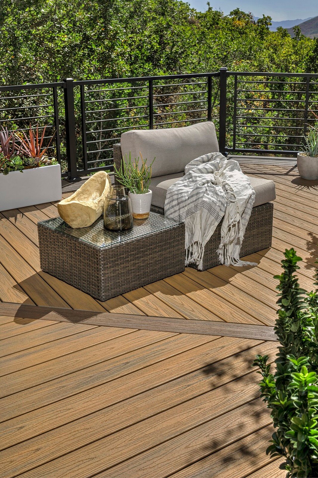 Rustic charm deck